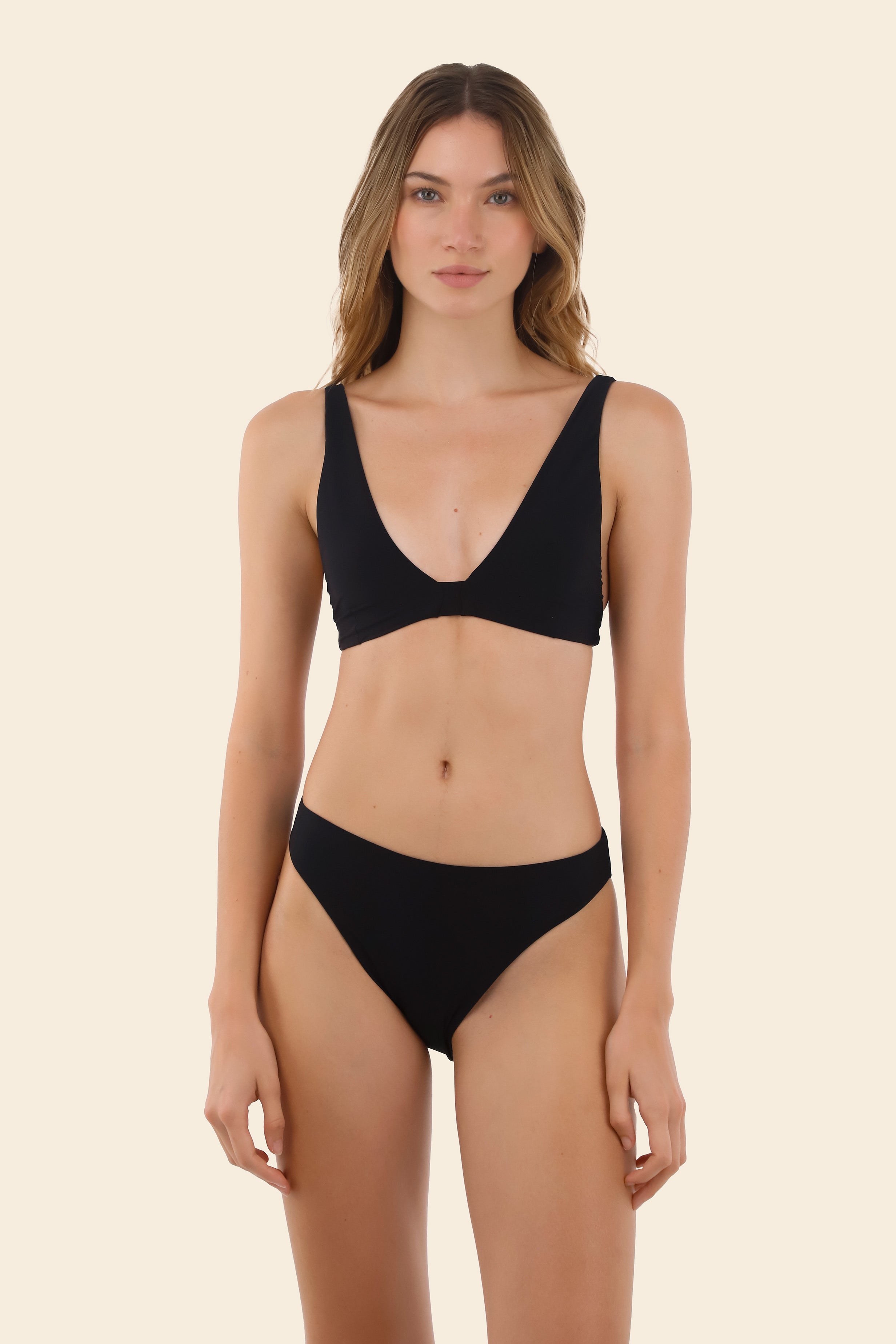 Black Full Coverage Bottom