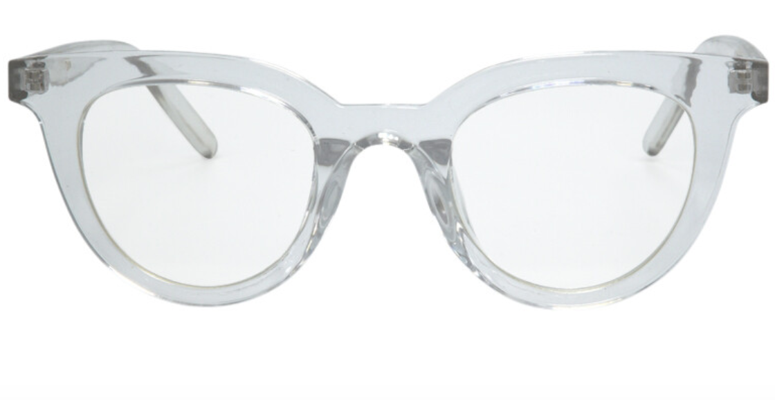 Clear trendy glasses
