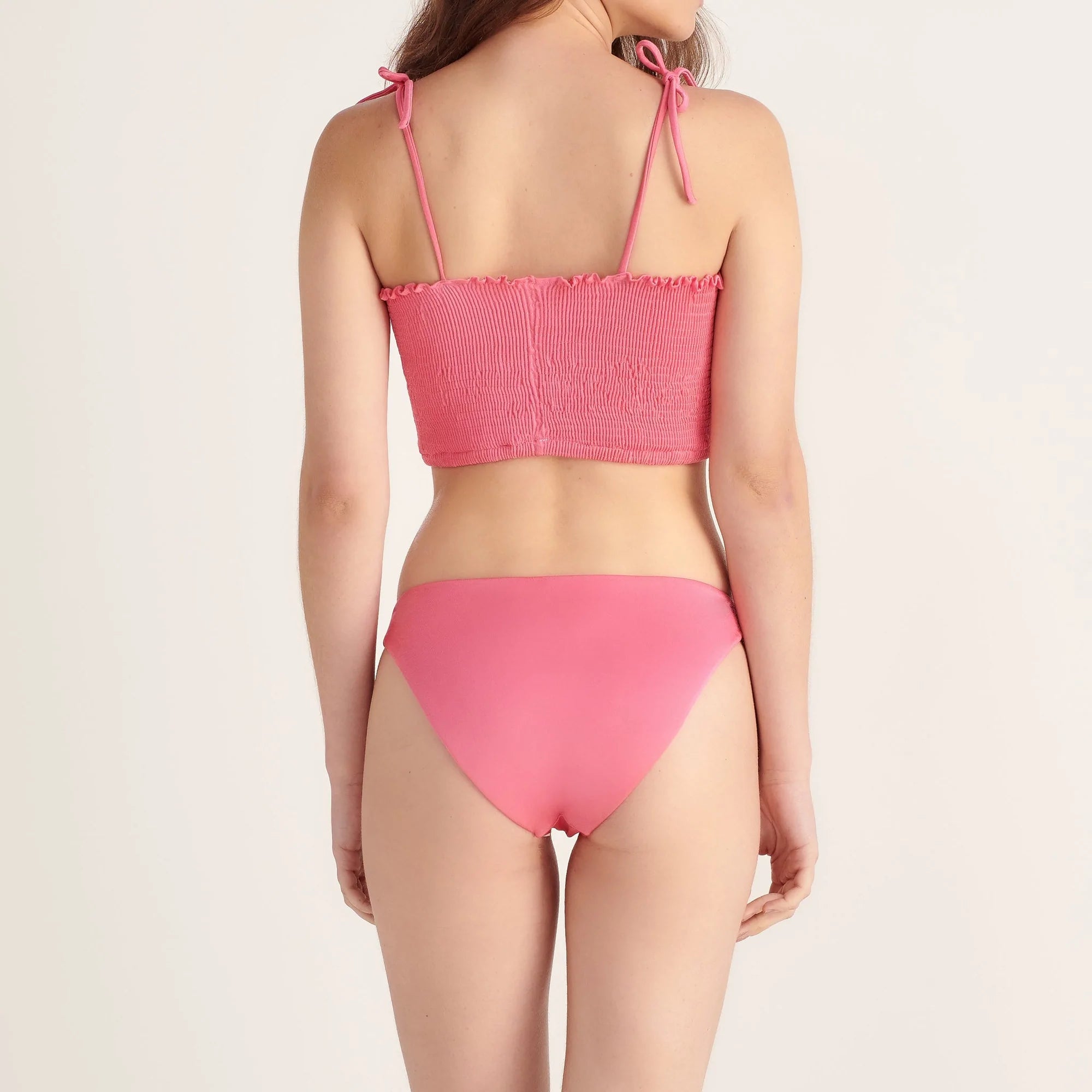 Bright Pink Full Coverage Bikini Bottom