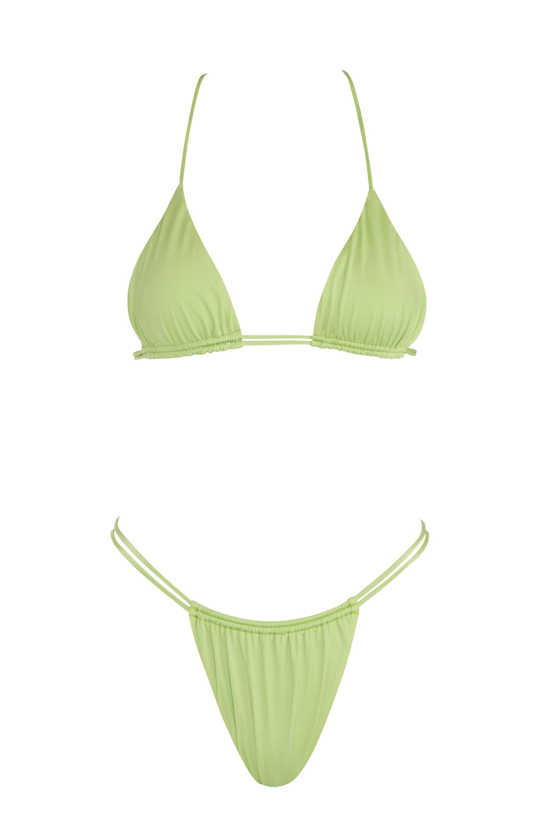 Light Green Double String Waist Bottom