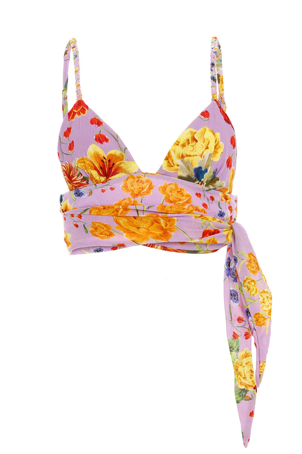 Floral Print Crop Top