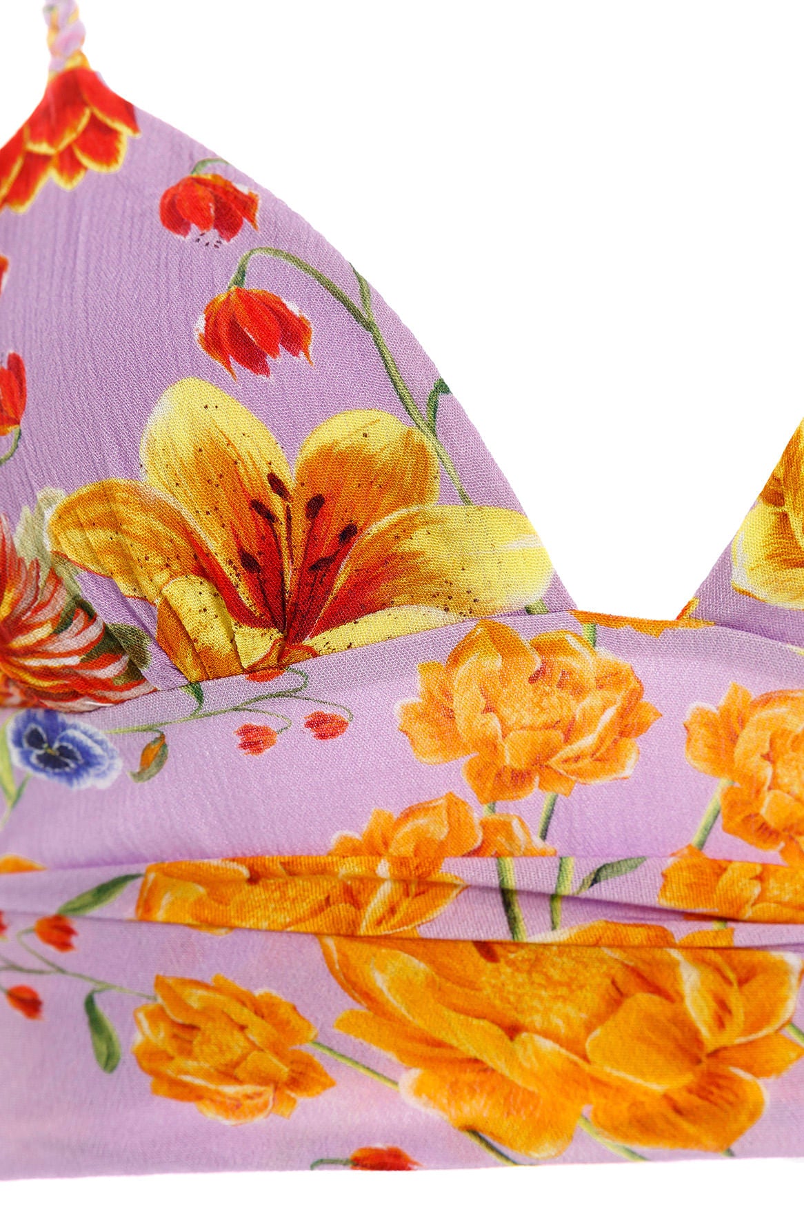 Floral Print Crop Top