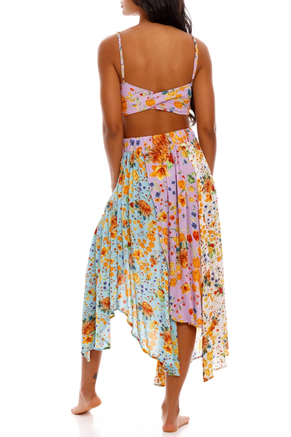 Floral Print Crop Top