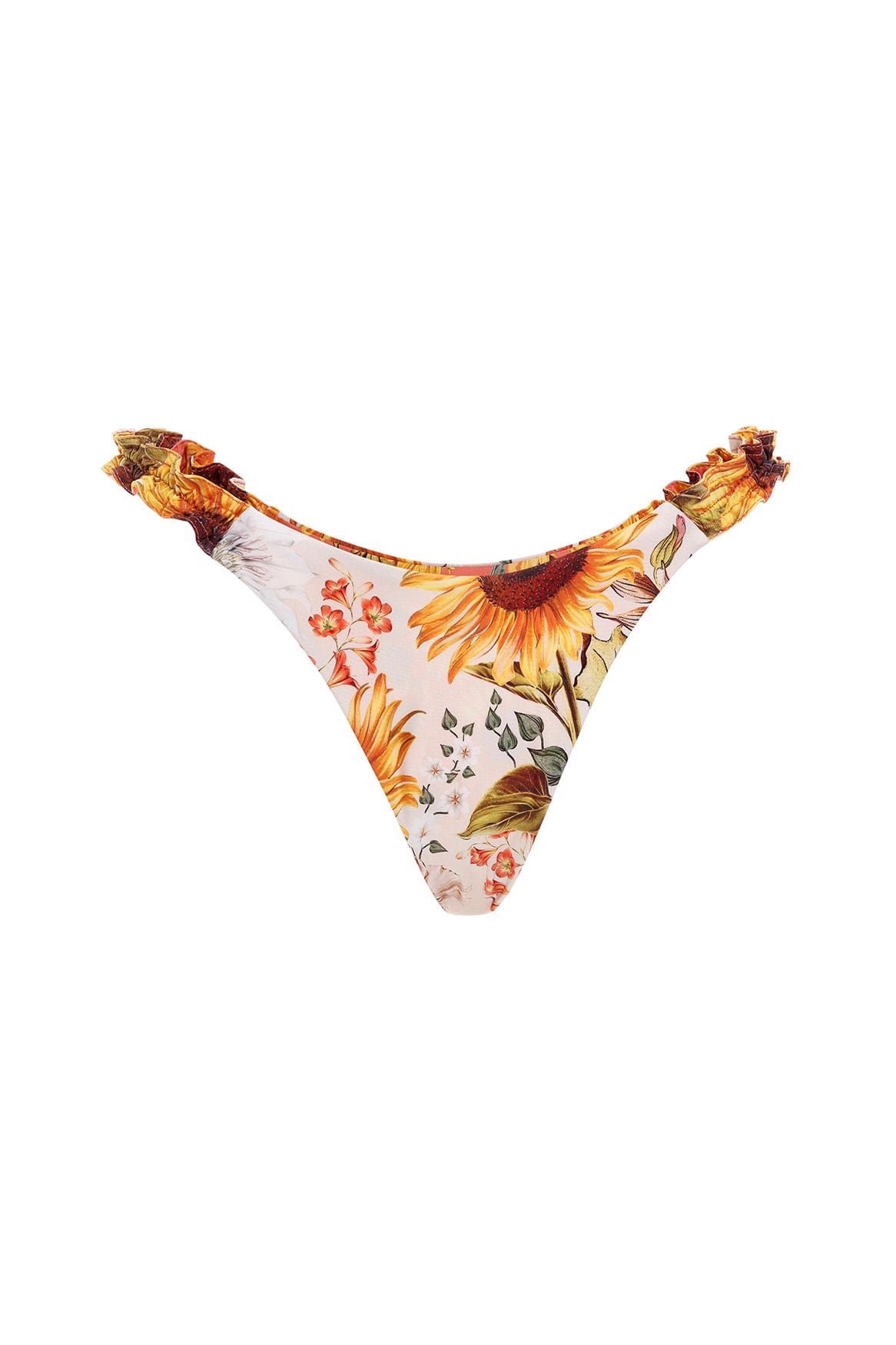 Reversible Floral Print Skimpy Bikini Bottom