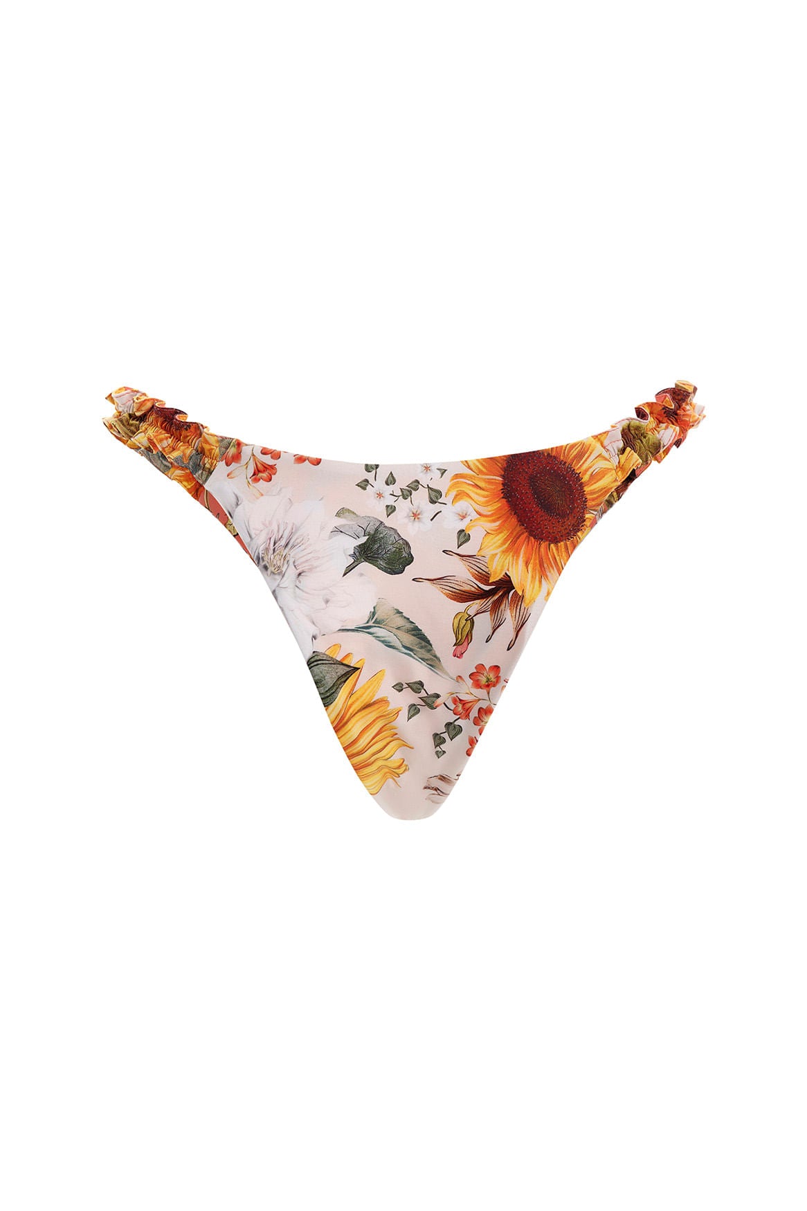 Reversible Floral Print Skimpy Bikini Bottom