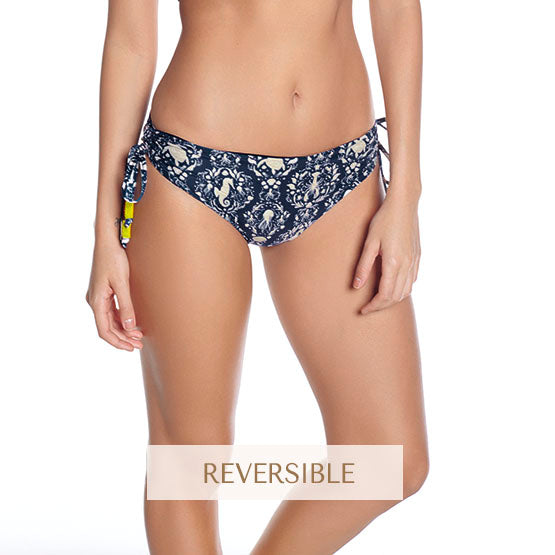 Printed low rise hip hugger