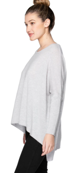 Glass Grey Cashmere Sweater