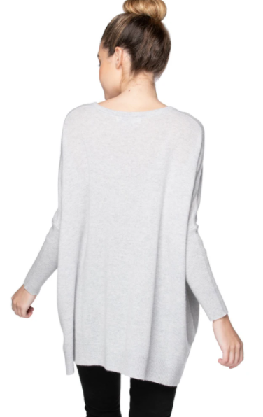 Glass Grey Cashmere Sweater