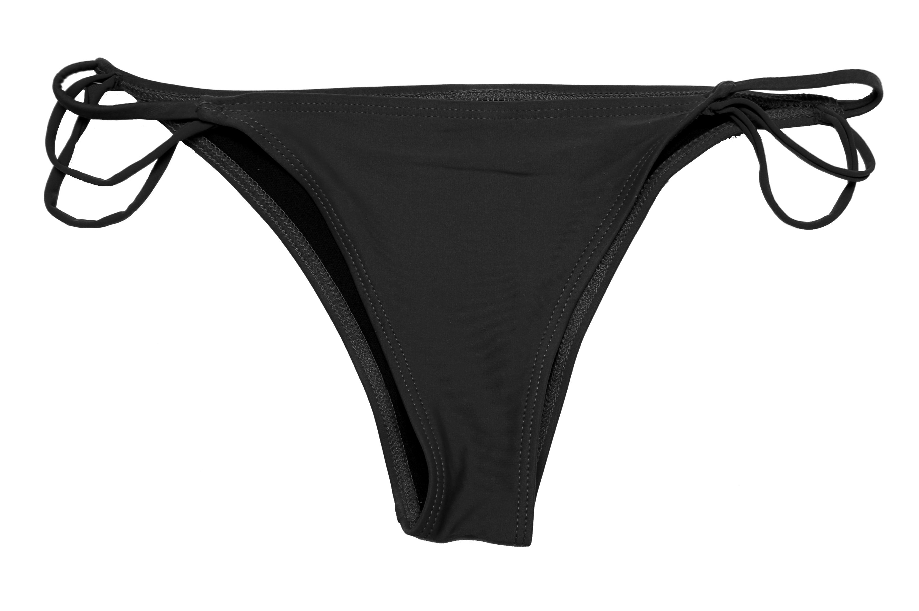 Black strappy cheeky bottoms