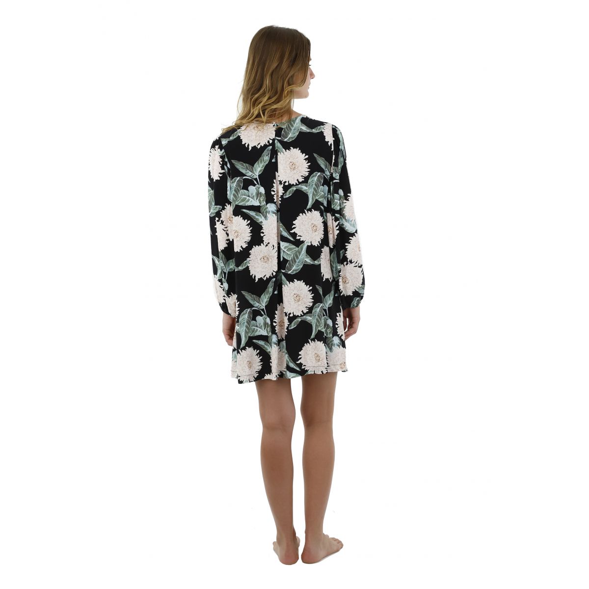 Long Sleeve Short Cover Up Dress