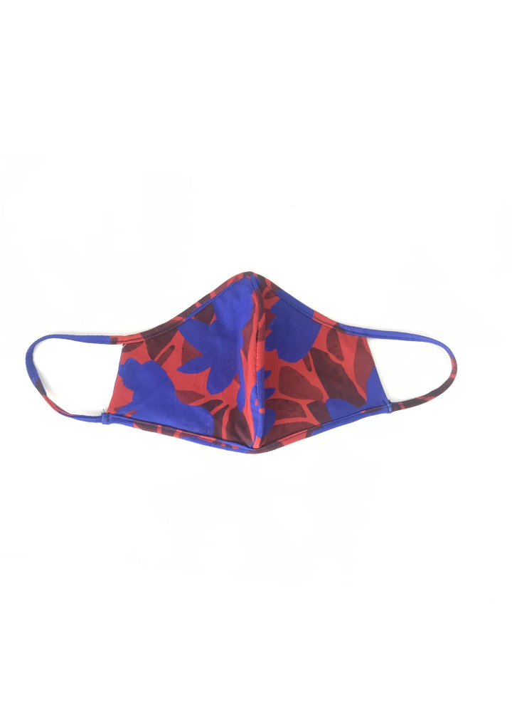 Red And Blue Face Mask