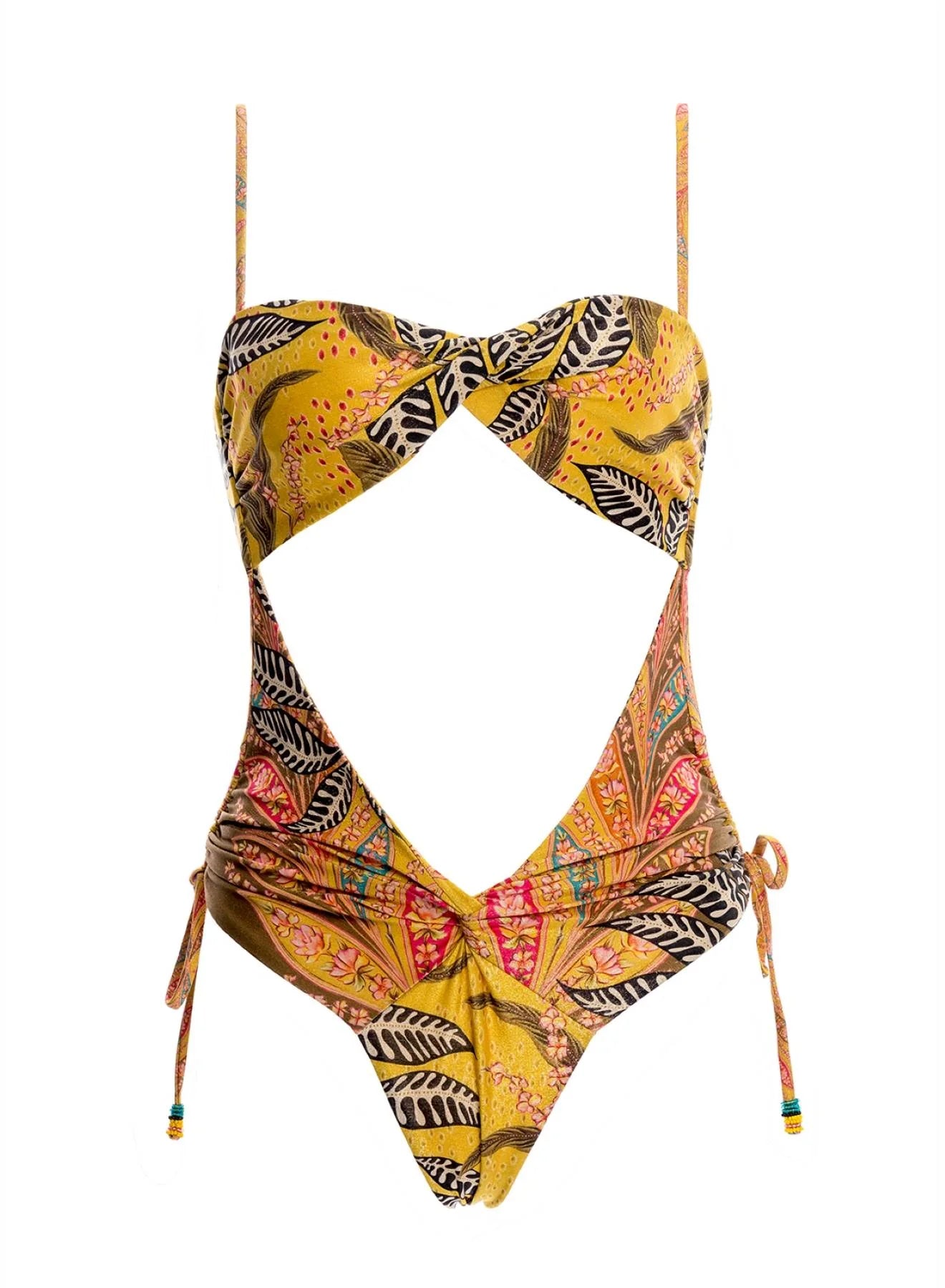 Colorful Print Skimpy One Piece