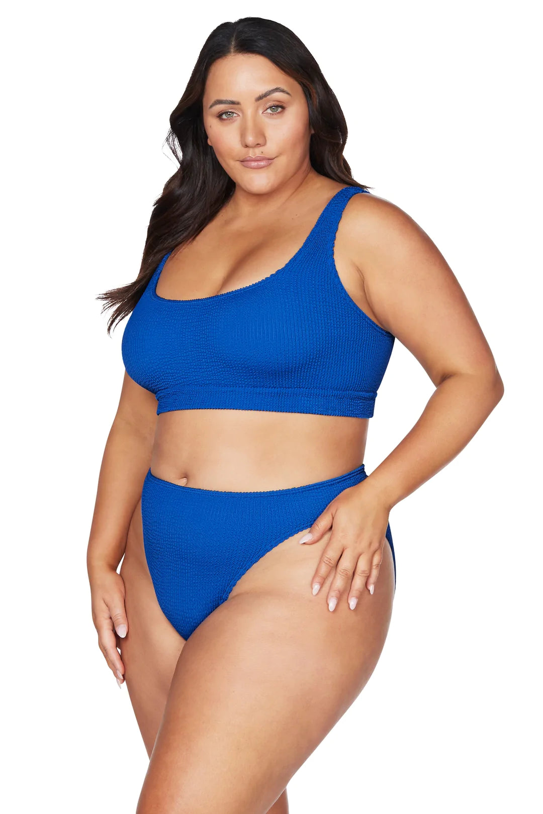 Blue One Size Bikini Set