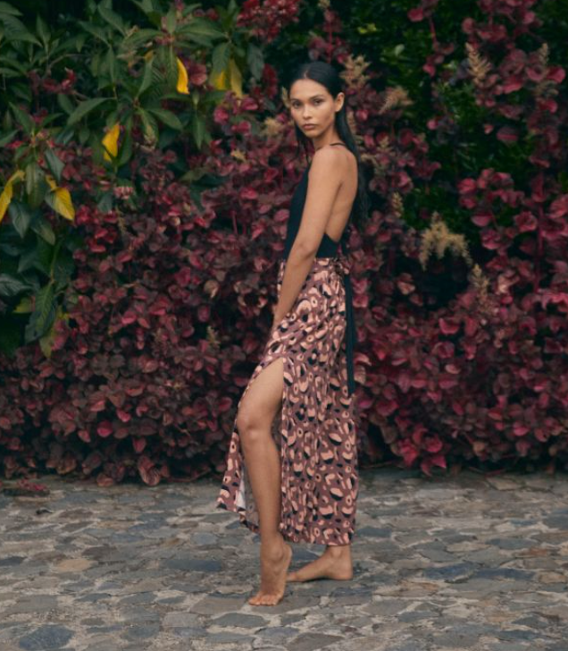 Side Slit Flowy Beach Pants