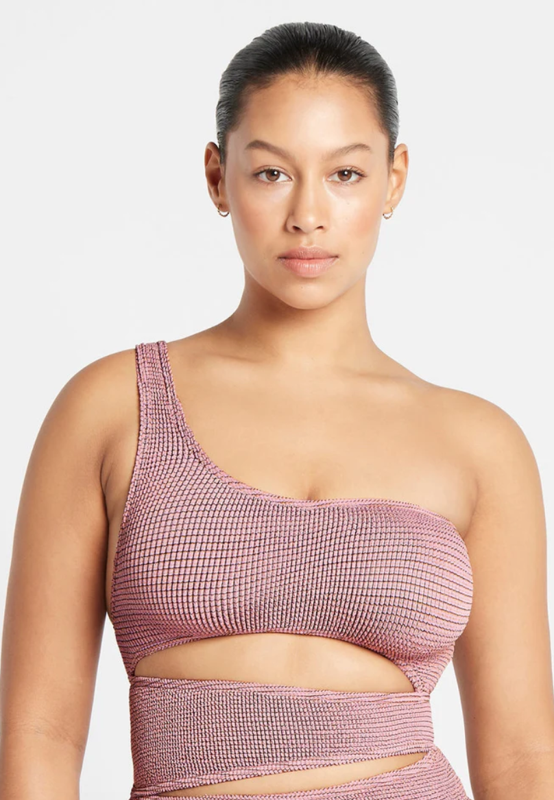 Pink Cutout One Piece