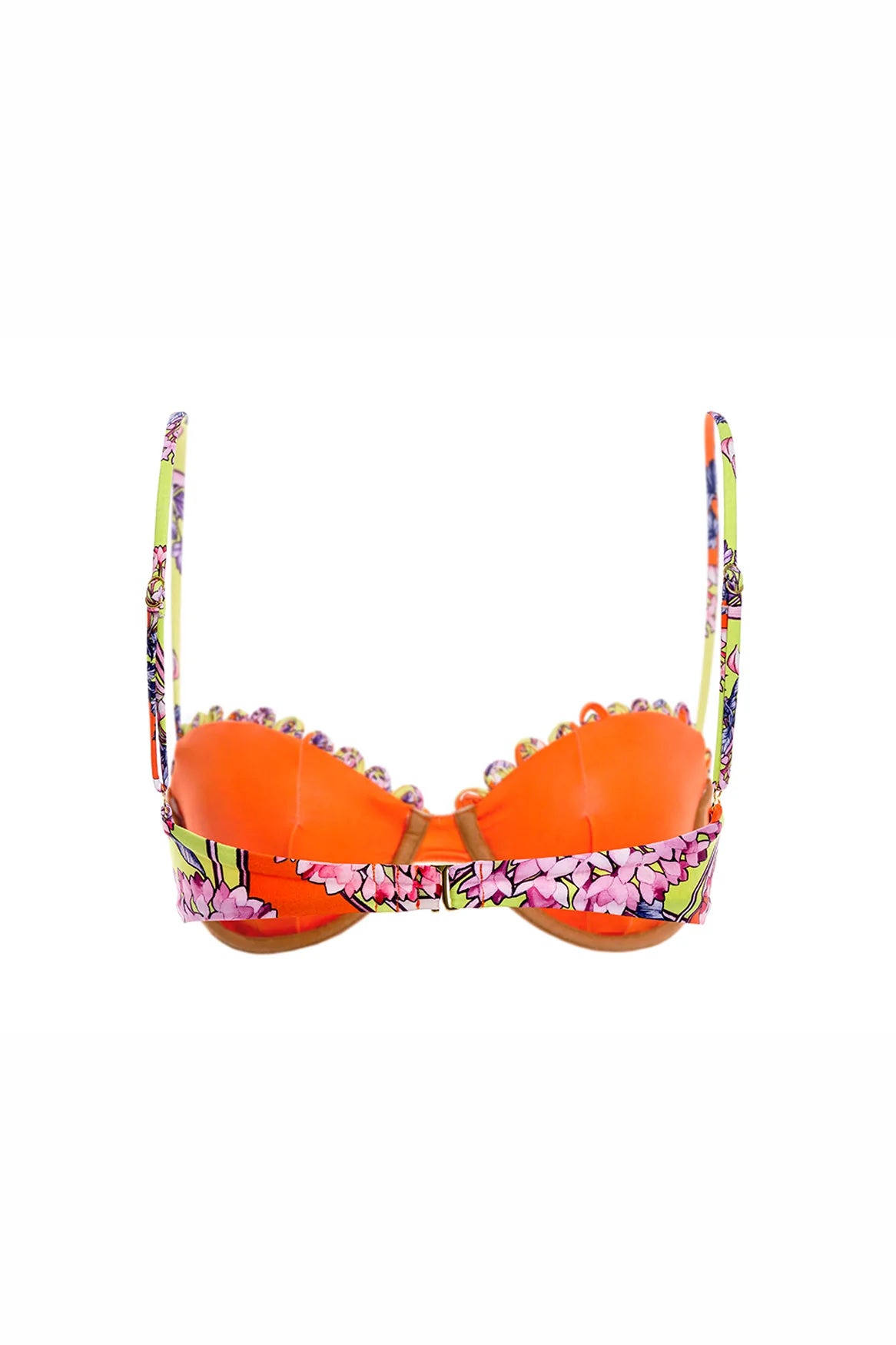Bright Print Underwire Bikini Top