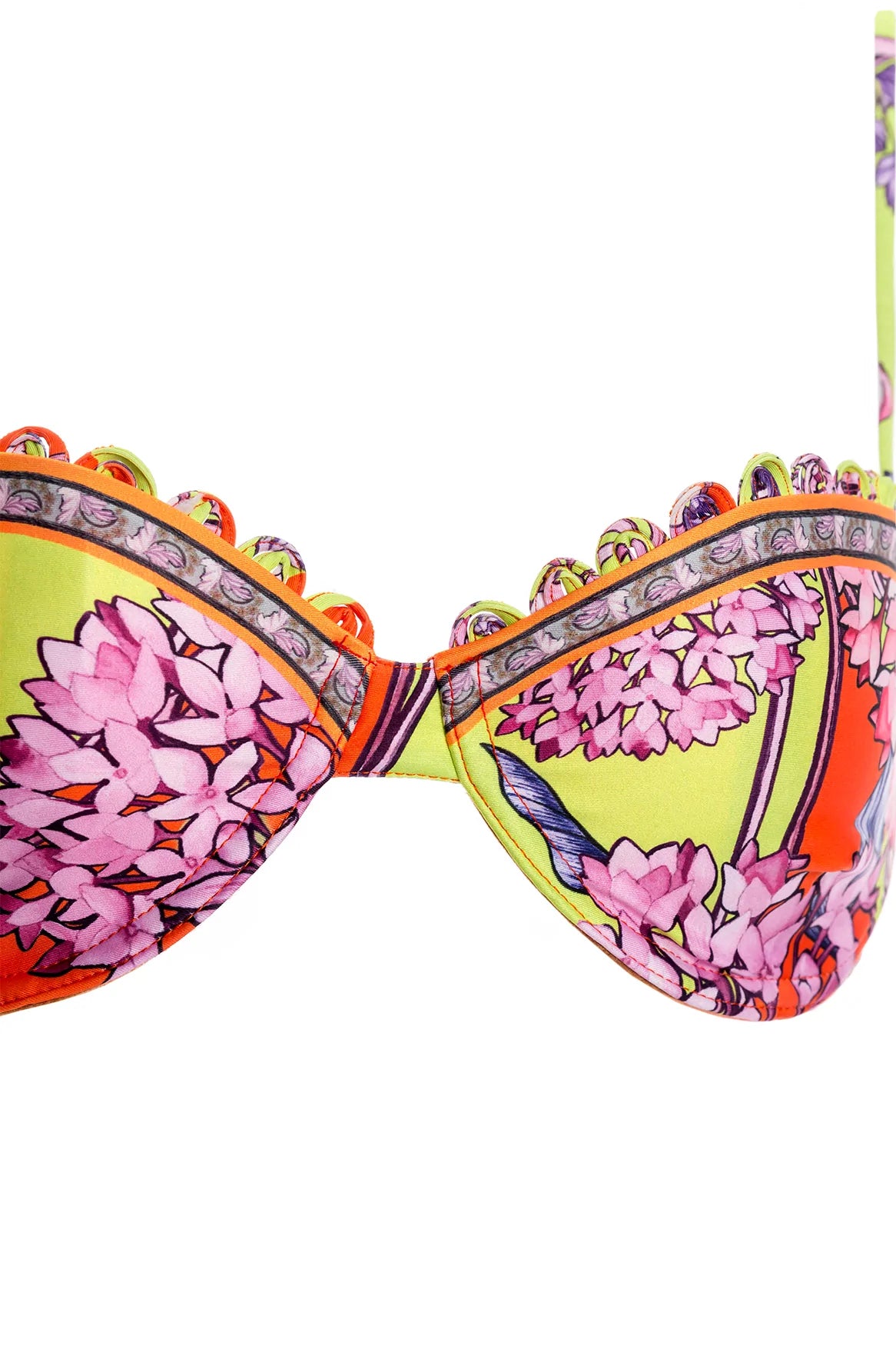 Bright Print Underwire Bikini Top