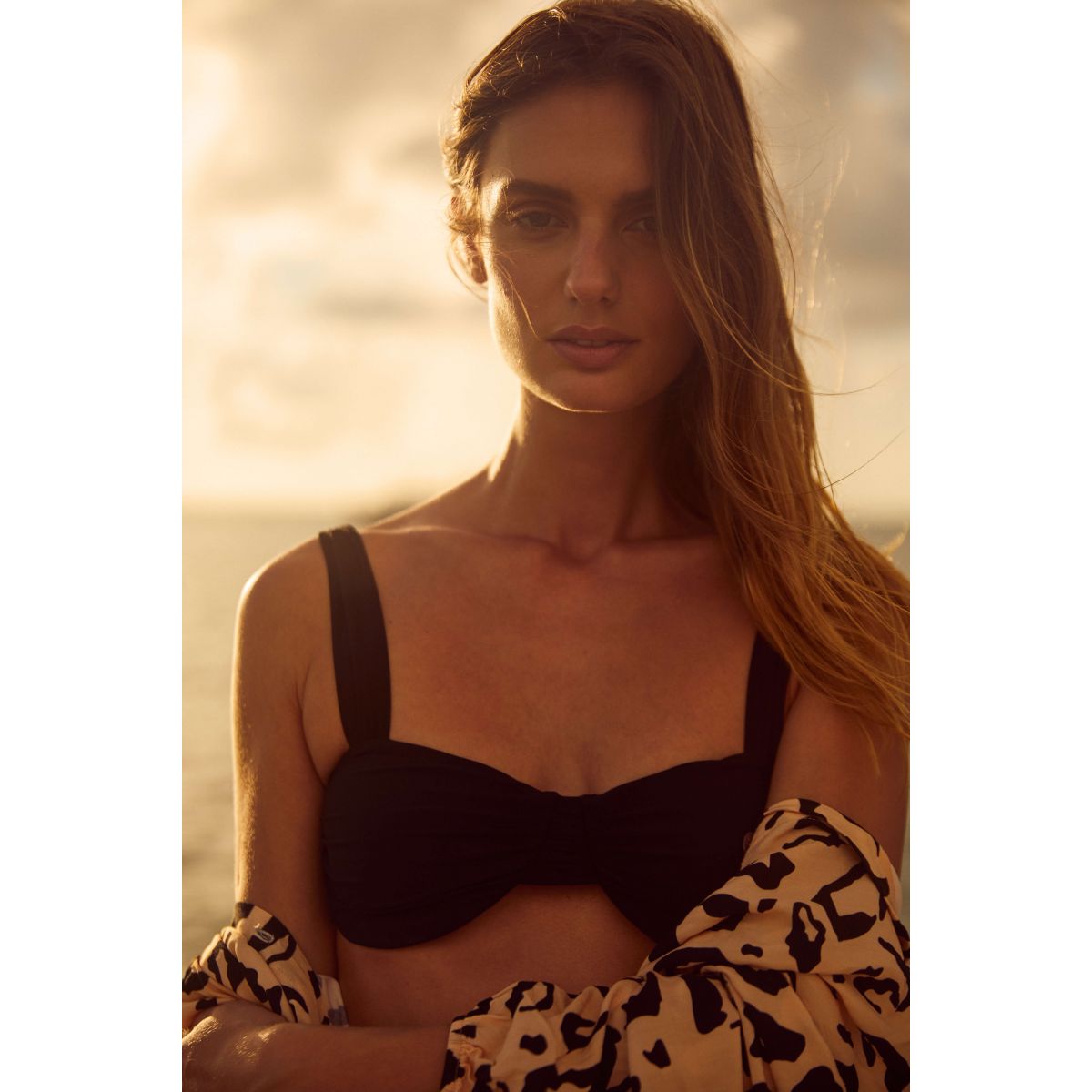 Black Underwire Cup Bikini Top