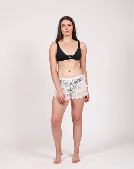 Sheer Flowy Beach Shorts