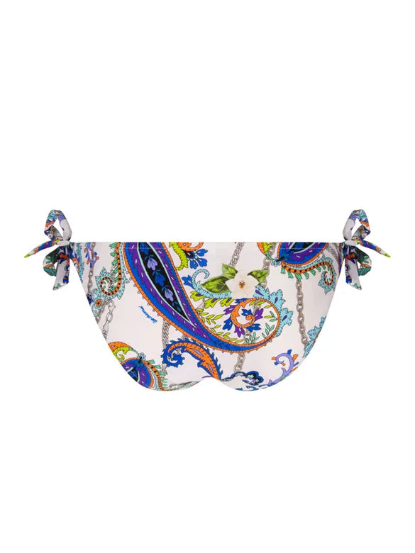 Bright Print Tie Side Bottom