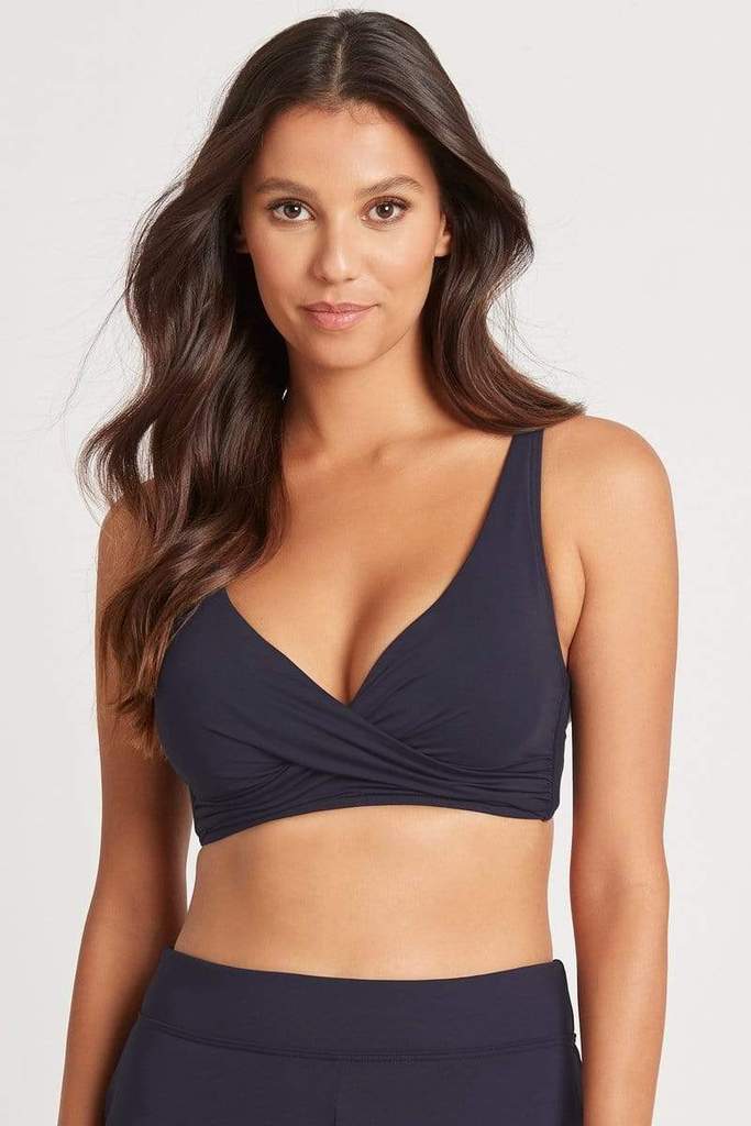 Cross Front Bra Style Bikini Top