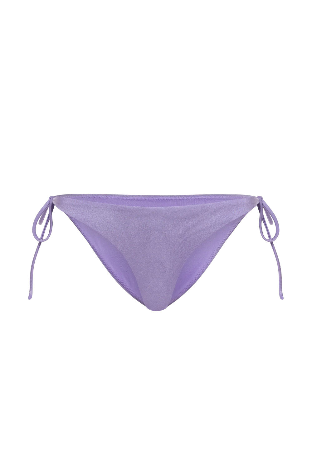 lavender tie side bikini bottoms
