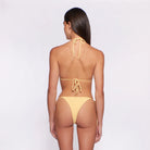 Adjustable triangle top with texture in yellow