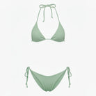 Skimpy tie side bikini bottom in green