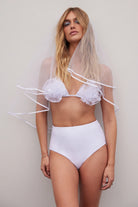 White High Waist Bottom