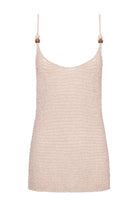 Beaded knit coverup dress
