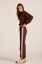 Brown drawstring joggers