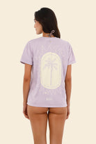 Light purple cotton t-shirt