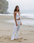 White Cargo Pants