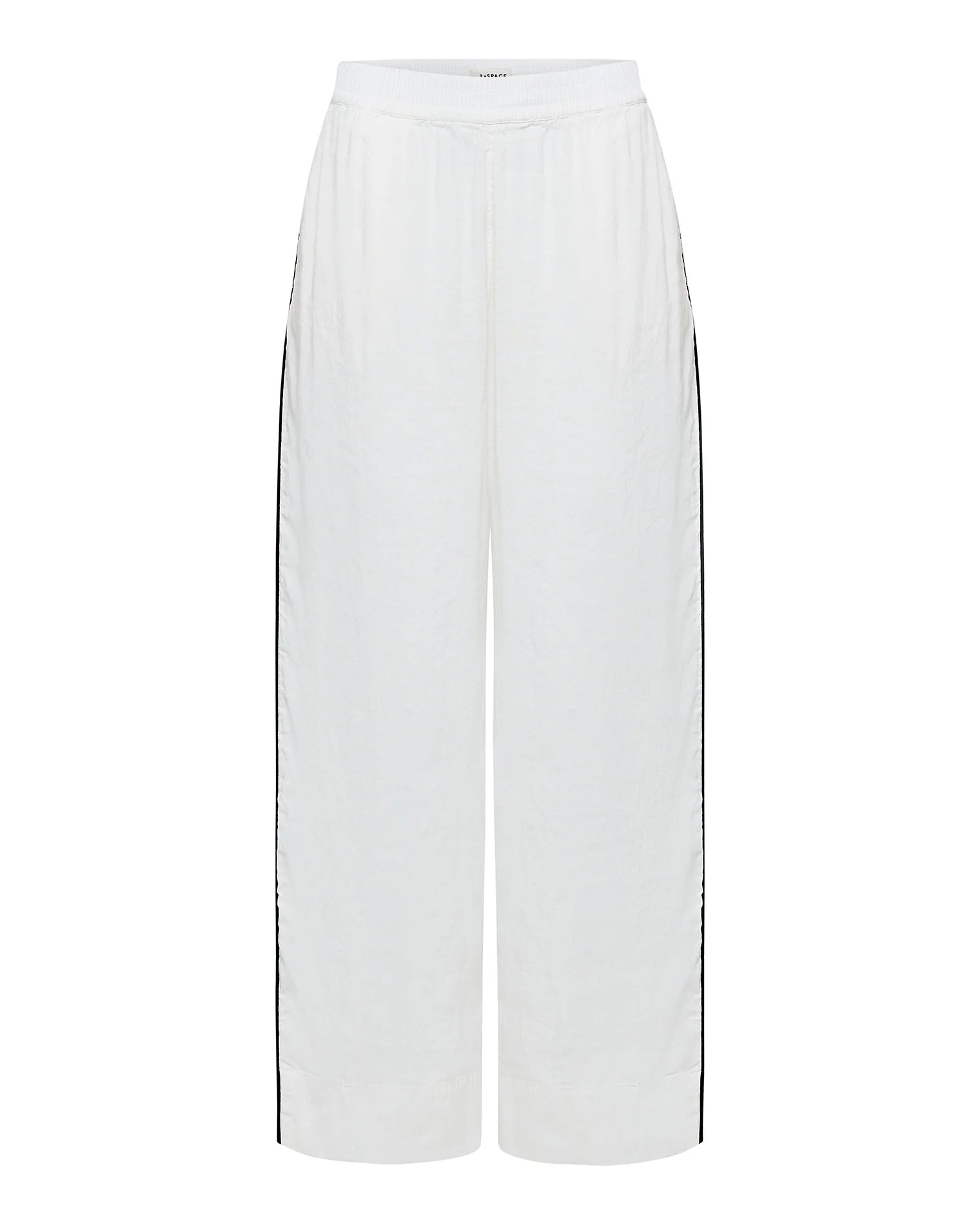 Wide leg pants in off white