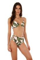 Palm Print Ring Detailed Top
