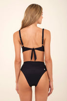 High waist bottom with medium coverage in Black