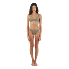 Dark Green Latin Cut Bottom