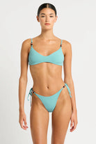 Tie side bottom with beaded straps