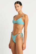 Tie side bottom with beaded straps