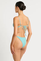 Tie side bottom with beaded straps