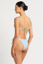 Tie side bottom with beaded straps