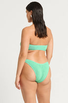 Textured one size bottom with modest coverage in Mint.