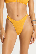One size bikini bottom with rings on the sides