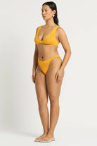 One size bikini bottom with rings on the sides