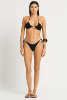 Black ring front triangle top