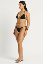 Black ring front triangle top