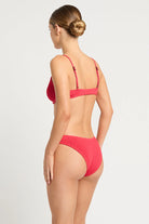 Textured one size bottom with full coverage in red
