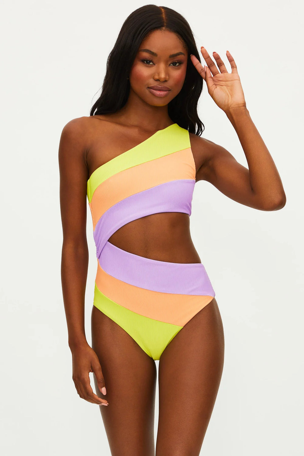 Joyce One Piece Sundazed Color Block Xandra Swimwear