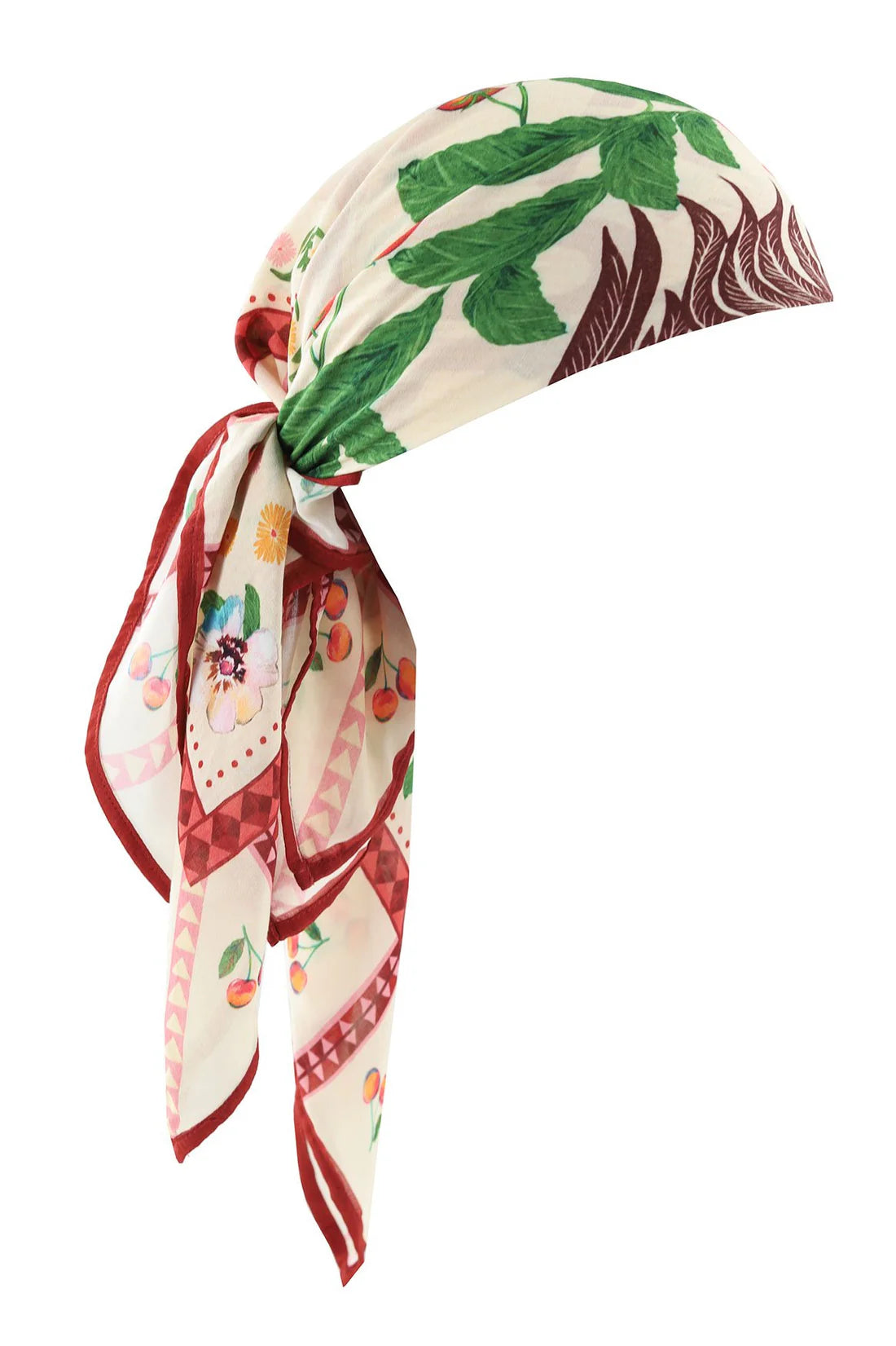 Printed bandana scarf