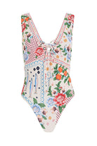 Multicolor Floral Print One Piece
